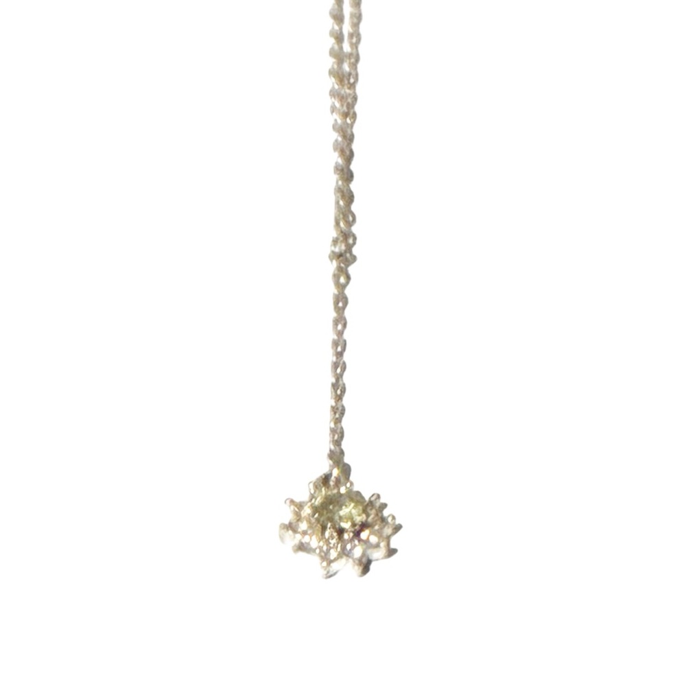 Vintage Avon Silver Plated Crystal Burst Necklace Jewelry